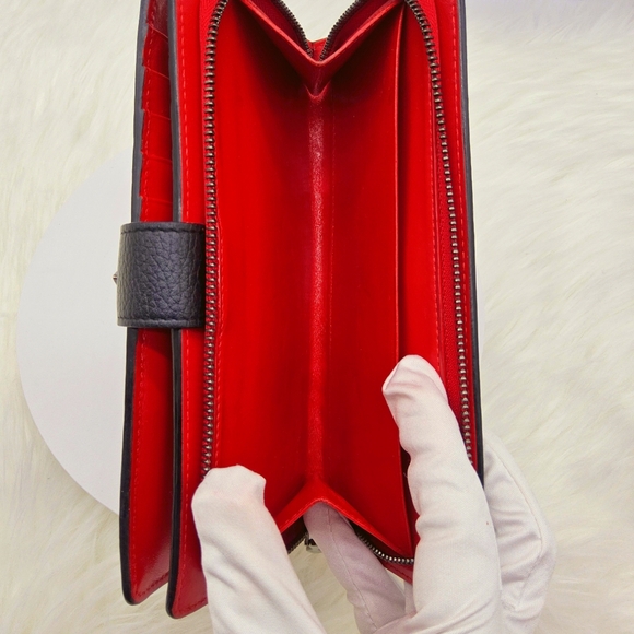 Christian Louboutin Paloma black and red wallet - Picture 10 of 14